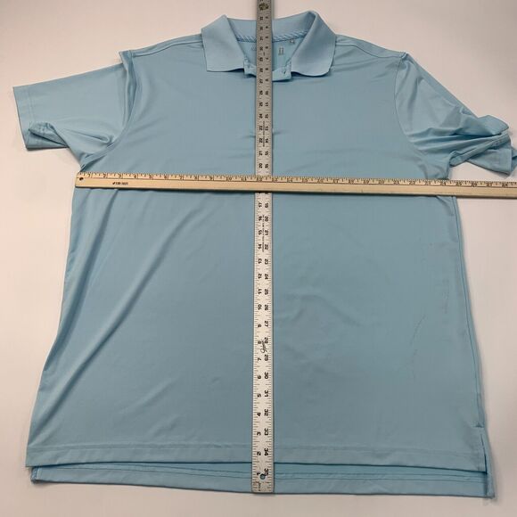 Walter Hagen Polo Shirt Mens XL Extra Large Baby Blue Quick Dry Stretch Golf - Picture 8 of 12